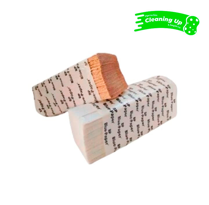 PAPEL TOALLA INTERDOBLADA BLANCA PAQ. C/100PZAS