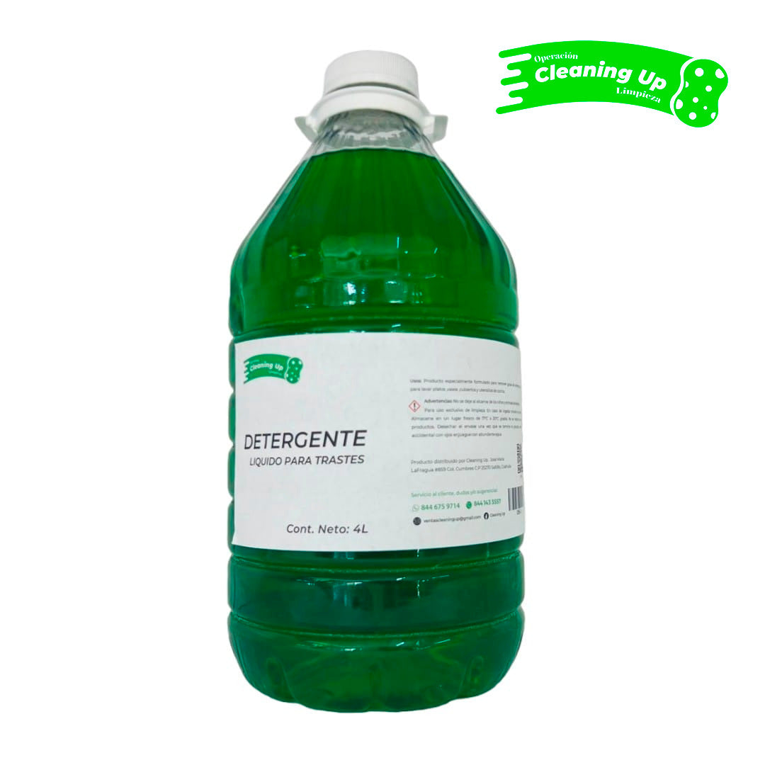 DETERGENTE LIQUIDO PARA TRASTES LIMA LIMON 4L