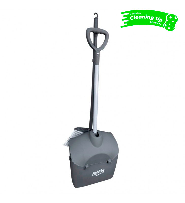RECOGEDOR RETRÁCTIL ESCOBA SABLON