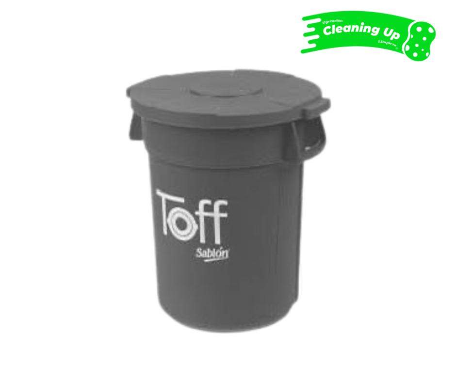 CONTENEDOR TOFF REDONDO 128L