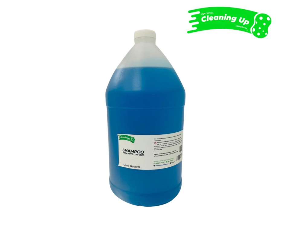 SHAMPOO PARA AUTO CON CERA 4L