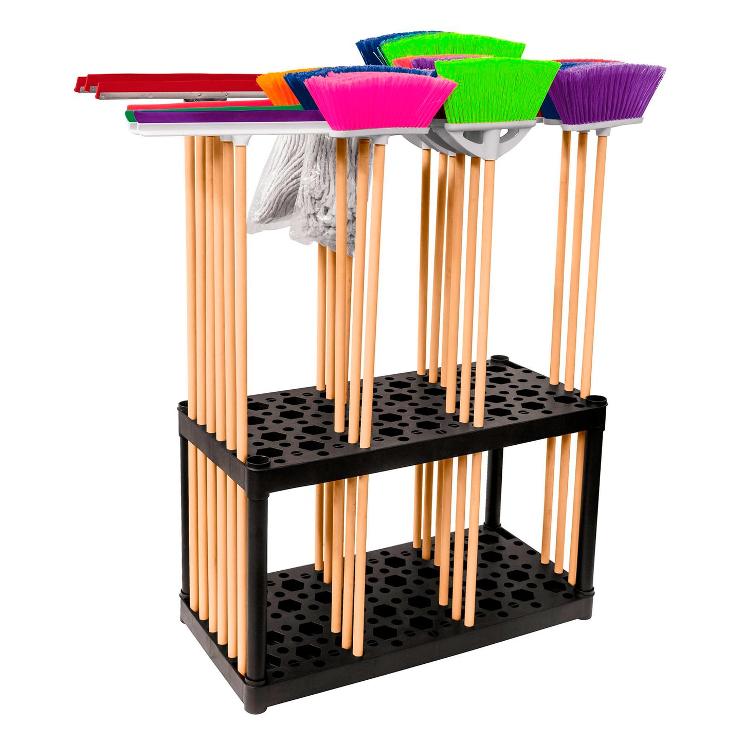 RACK PARA ESCOBA NEGRO