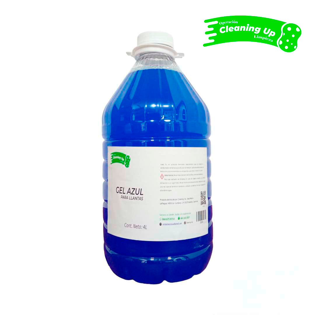 GEL AZUL PARA  LLANTAS 4L