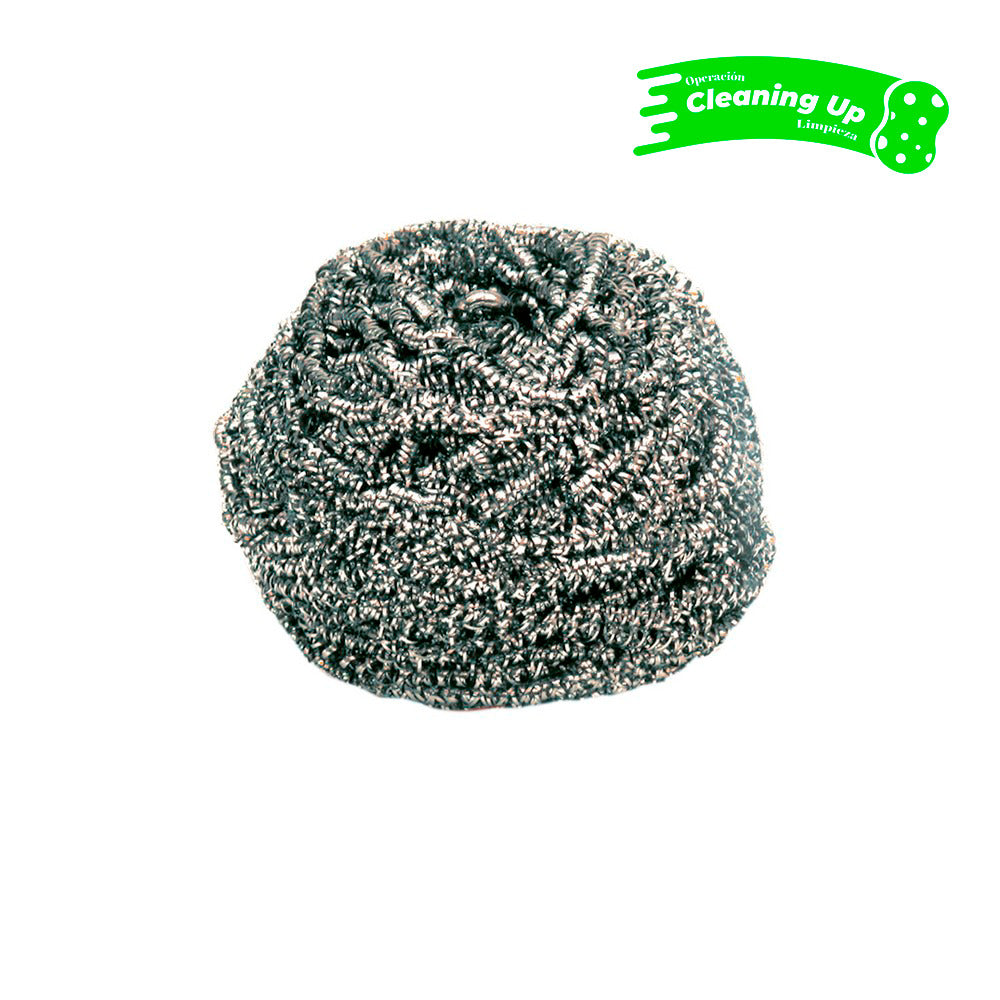 FIBRA DE ACERO INOXIDABLE ESPIRAL TARJETA