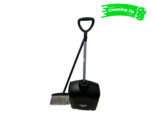 RECOGEDOR RECTRÁCTIL CON ESCOBA SABLON