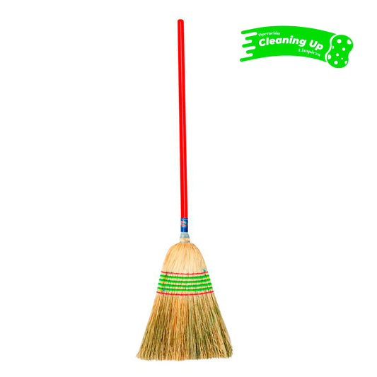 ESCOBA DE ESPIGA 7 HILOS CARAMELO