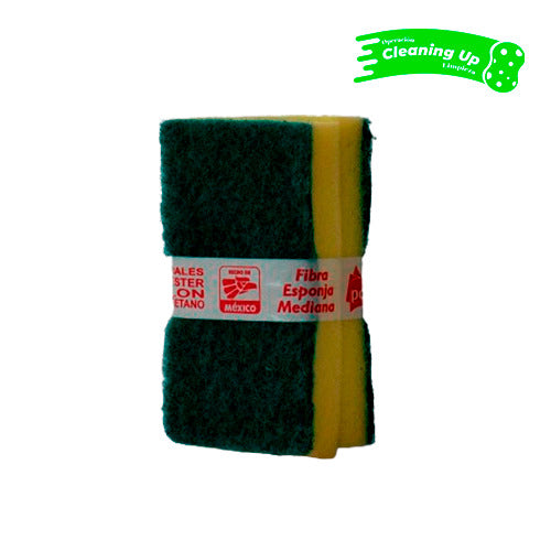 FIBRA VERDE-AMARILLA ECONOMICA PAQ. DE 2